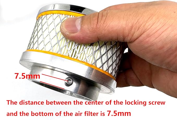 2-5/8 2-5/16 inch Air Cleaner neck Inlet Diameter 2.625” 2.27” compatible SPE-4790 Fits all Rochester, Holley 1 or 2 barrel carburetors.Suitable for carburetors with and without air filter bracket