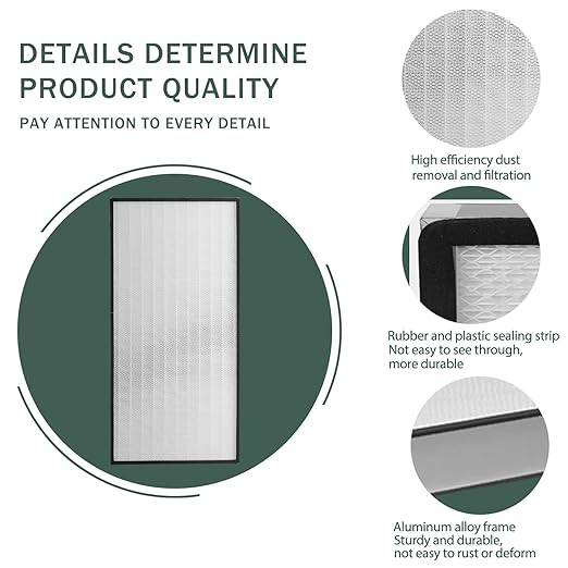 FFU,HEPA H14 LaminarFlowHoodFilterReplacement Kit 1 Piece,Updated Fan Filter UnitcompatiblewithLaminarFlowHood FFU 46.2”x22.6”,100/ISO Level 5,Mushroom with Safety Lock