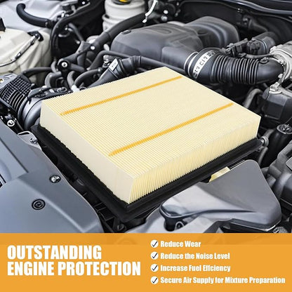Engine Air Filter 7C3Z-9601-A Suitable for 2013-2018 Ford C-Max (2.0L) and for 2013-2020 Lincoln MKZ (2.0L) ，for 2019-2020 Ford SSV Plug-In Hybrid (2.0L)