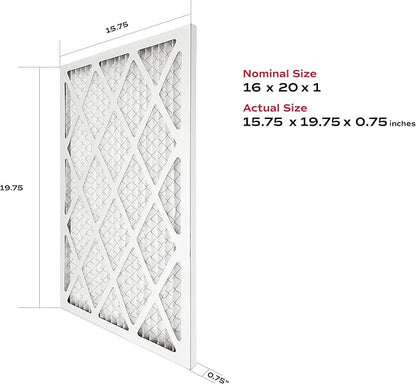 True Blue Allergen 16x20x1 Air Filter , MERV 11, 4 Count (Pack of 1)