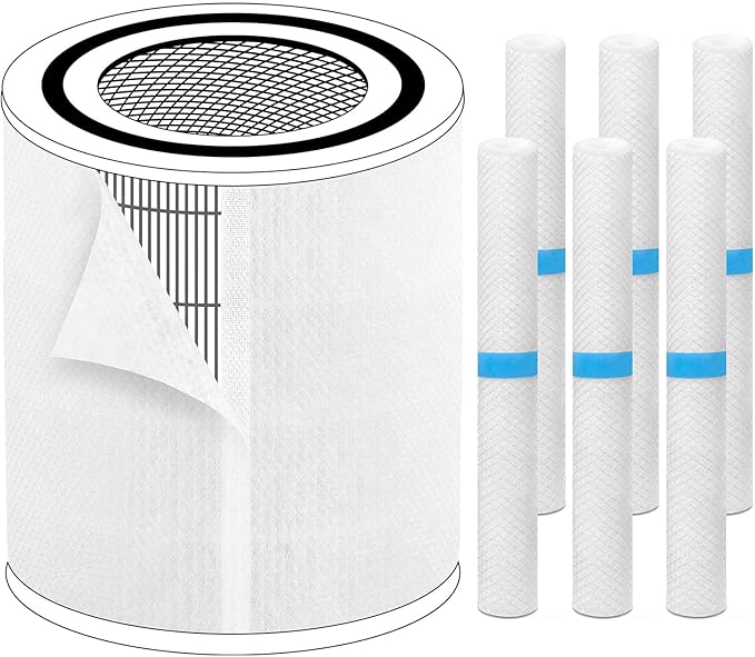 Pre-Filter Compatible with Levoit Core 400s Filter, 400S-P, Fit Part# 400S-RF # LRF-C401S-WUS, 6-Pack