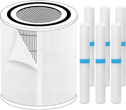 Pre-Filter Compatible with Levoit Core 400s Filter, 400S-P, Fit Part# 400S-RF # LRF-C401S-WUS, 6-Pack