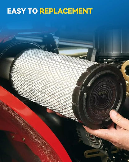 PHILTOP Air Filters Set P828889-P829333 Compatible with Donaldson, Caterpillar Cat Backhoe, Wix, John Deere, Case and Baldwin