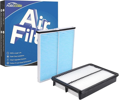 Cabin+Engine Air Filter Fit for CX-5 (2013-2023),Mazda 3 (2014-2018),Mazda 6 (2014-2021) Not Turbo,Cabin Filter Engine Air Filter Replacement CF11811 CA11259 Car Accessories