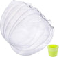 Paint Strainer Bags White Fine Mesh Filters Bag Bucket Elastic Opening Strainer Bags Hydroponic Paint Filter Bag for Paint Gardening (20 Pieces, 5 Gallon)