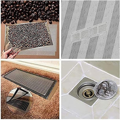 Stainless Steel Woven Wire Mesh, 304 Stainless Steel Woven Wire 30 Mesh Fine Screen Mesh, Garden Insect Screen, for Air Bricks, Window, Vents, Filter