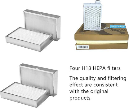 (4-Pack) Filter Compatible with Rsenr R18 and BROAD AirPro Filter,Compatible R18 and BROAD FB2 Electric AirPro Accessories