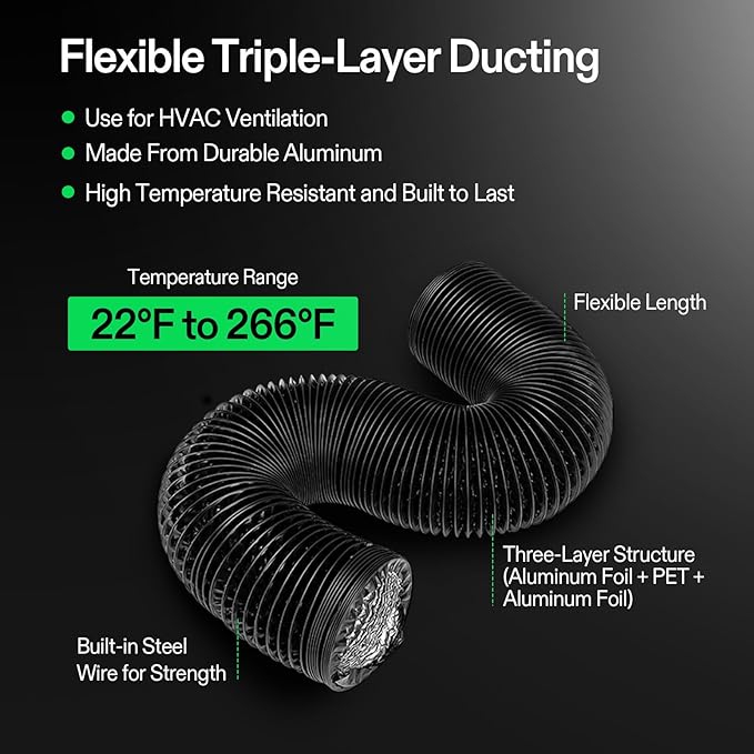 VIVOSUN Smart Air Filtration G4 Kit 4", AeroZesh G4 Inline Duct Fan with E12 Speed Controller, Carbon Filter & 8' Ducting, Cooling & Ventilation System for Grow Tents, Indoor Gardening, Hydroponics