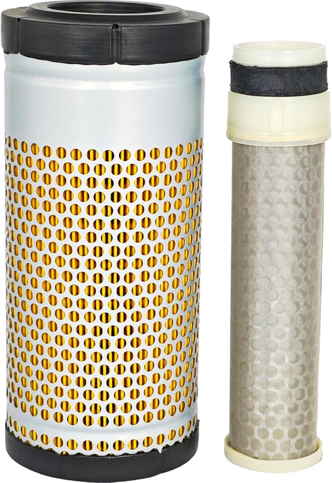 Service Filter Set Compatible with Kubota RTV1140CPX w/ D1105-E3 Engine Utility Vehicle T0270-16320 HH150-32094 12581-43012 HHK20-36990 HHK70-14073 Outer Inner Air Lube Oil Hydraulic HST