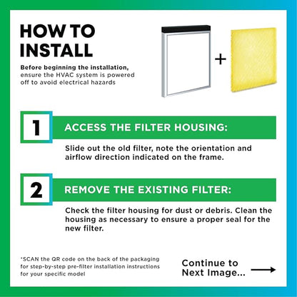 Filterbuy 20x20 Air Cleaner Filter Replacement Pads for Respicaire CG MicroClean 95, Totaline CG1000 Star Series, and More (4-Pack)