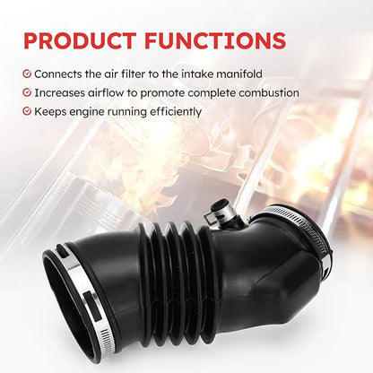 17228RV0A00 Engine Air Intake Hose Tube with Clamps for 2011-2017 Honda Odyssey V6 3.5L Replace# 17228RV0A00 696-159