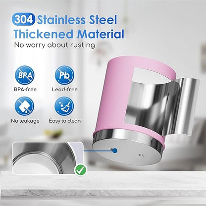 Purewell 3-Stage 0.01μm Ultra-Filtration Gravity Water Filter System, NSF/ANSI 42&372 Certification, 304 Stainless Steel Countertop System with 2 Filters and Stand, Reduce 99% Chlorine, 2.25G, PW-OB