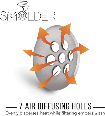 3/8 Inch (.375") Titanium Rigid Concave Filters - Utility Screens (5 Pack)