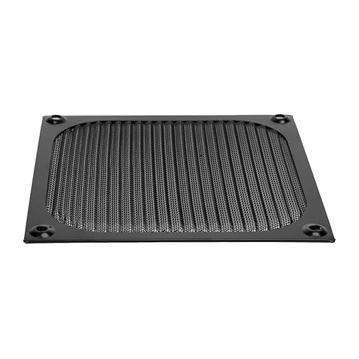 Silverstone Technology FF126 Pack of Four (4) 120mm All-Stainless Steel Filter kit, SST-FF126B