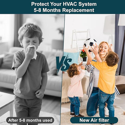 213 Replacement Filter Compatible with AprilAire Whole House Air Purifiers MERV 13,1210,1620,2210,2216,3210,4200, 20x25x4 Furnace Filter (Pack of 2)