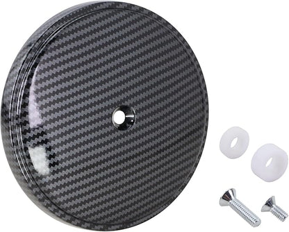 18-762 Air Cleaner Outer Cover for Billet Sucker and Big Sucker Stage, Carbon Fiber Pattern Cover Compatible with Most Harley Davidson Models