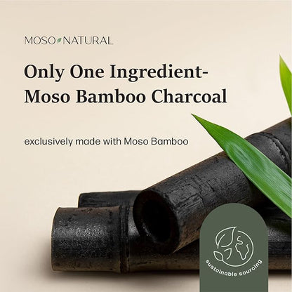 Moso Natural Air Purifying Bag 200g (3 Pack) HGTV Editor's Pick | Premium Bamboo Charcoal Odor Absorber for Home & Car | Closet Odor Eliminator & Car Air Freshener | Long Lasting Charcoal Bags