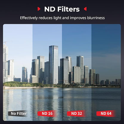SmallRig Nano Filter Kit Only for DJI Osmo Nano, Includes CPL Polarizing Filter, ND16, ND32, and ND64 Filters