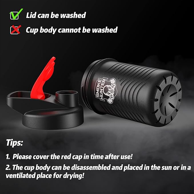 Smoke Hunter 1.0 Personal Air Filter, Long-Lasting Exhalation, Suitable for Home and Car, Ideal for Gift Giving