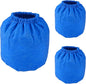 VRC2 Cloth Filter Bag 1.5 to 3.2 Gallon for Armor All AA155 AA255 AA255W AA256 VOM205P 0901 2.5 Gallon Shop VAC Microlined Vacuum & Dust Collector Accessories - 3 Pack