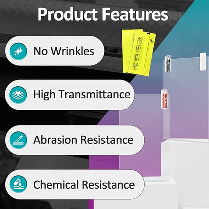 10 Sets Release Liner Film Kit Fit for Saturn 2/8K/3/4/4 Ultra/4 Ultra 16K Resin 3D Printer, 273x176mm, 0.127mm Thickness, High Transmittance for Flawless 3D Printing Results