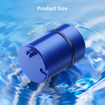 6 Pack RF9999 Faucet Mount Replacement Filter For ALL PUR/PUR PLUS Faucet Filtration Systems, 3-in-1 Powerful & Natural Mineral Filtration, Lead Removal, 18-Month Value, Blue, *NSF Certified