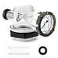 MEANLIN MEASURE 273564Z Manual Air Relief Valve Replacement for Pentair for Triton II, Triton C, TR100C and TR140C Pool Spa Sand Filters with 60Psi Steel Start and Clean Filter Pressure Gauge