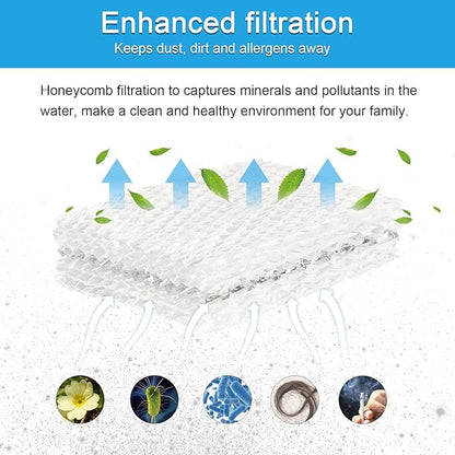 4Pcs WF813 Humidifier Filters Replacement Wick Filter Compatible with Equate EQWF813 EQ-2119-UL Relion RCM-832 RCM-832N ProCare PCWF813 PCCM-832N Protec WF813 Cool Mist Humidifier