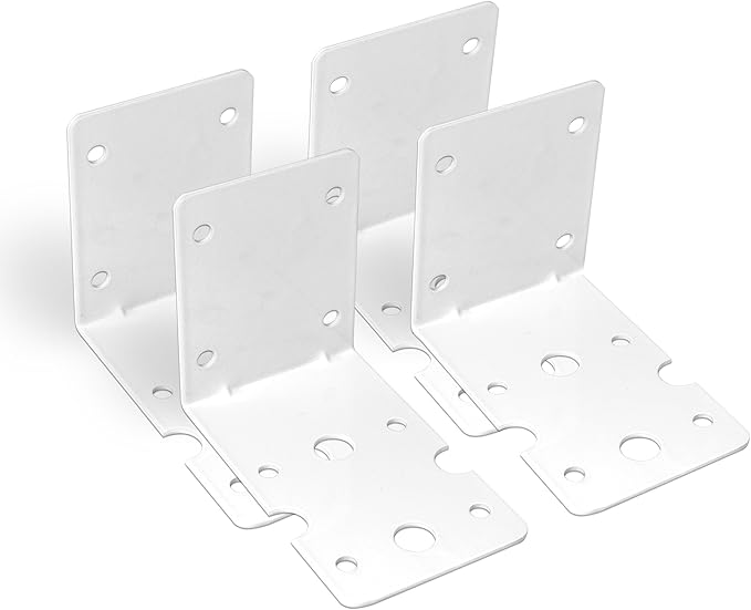 Housing Bracket for Whole House Big Blue 10-inch and 20-inch Filter Housings by Ronaqua WELL-MATCHED with 150061, FM-25W, BB-HB, AP-MB801 (Pack of 4)