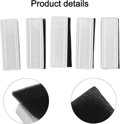 for Laresar Evol 3 Robot Vacuum Cleaner Washable Filter Reusable Dustproof Air Filter(10 PACK)