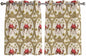 2 Panel Kitchen Cafe Curtains, Camels Palm Trees Sunlight Filtering Nature Air Through, Window Decor Tier Curtains for Living Room 104W x 52L inch Desert Date Coconut Trees Leaves Cords Beige