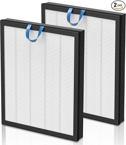 Vital 200S Replacement Filter for LEVOIT Vital 200S Vital 200S-P Air Purifier, HEPA and High-Efficiency Activated Carbon Filter, Vital 200S-RF, LRF-V201-WUS, 2 Pack, White