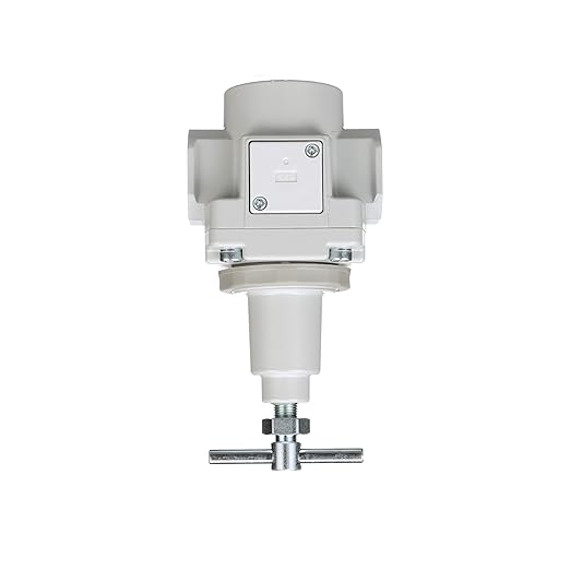 PneumaticPlus SAR Series T-Handle Compressed Air Regulators - NPT Thread Sizes, T-Handle, Gauge & Bracket Included (3/4" NPT)