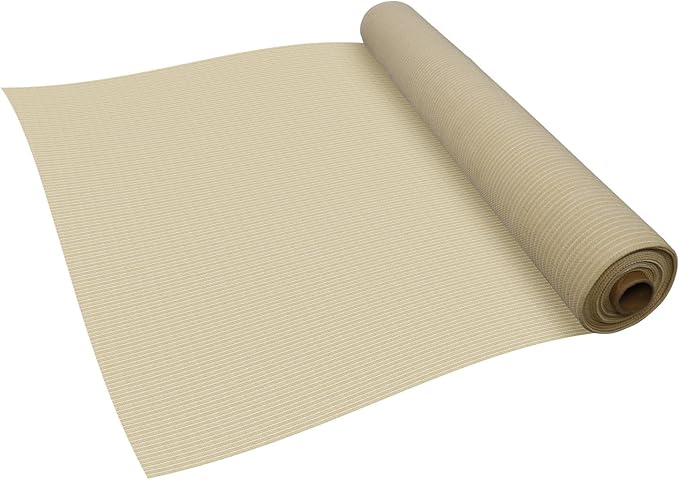 TANG Sun Shade Fabric Roll 8'x13' Shade Cloth for Garden Beige HDPE Mesh Shading Pergola Cover Replacement Canopy, 95% Blockage Sunshades for Outdoor Patio Backyard Plant