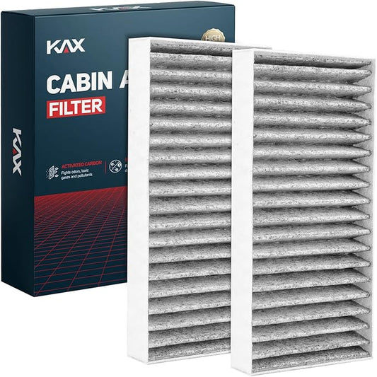 KAX Cabin Air Filter with Activated Carbon, CF11777, CP777 Replacement for Jeep Wrangler 2011-2017, Wrangler JK 2018, Passenger Compartment Air Filter