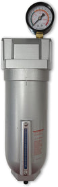 HEAVY DUTY INDUSTRIAL GRADE COALESCING FILTER WITH 0.01u MICRON ELEMENT, METAL BOWL, REMOVES 99.98% MOISTURE, VAPOR AND OIL FROM COMPRESSED AIR LINES, AUTO DRAIN (1" NPT, 11oz)