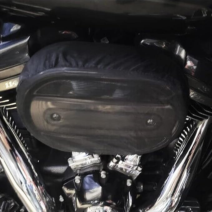 Waterproof Dustproof Air Filter Rain Sock Cover Fit for Harley Sportster XL 1200 883 Dyna Softail Electra Glide Street Glide Road King FLHR FLHX 114 Engine Intake Protection Cover