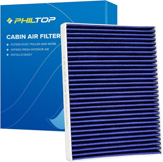 PHILTOP Premium Cabin Air Filter w/Dual Activated Carbon, Compatible with CF11854 Nissan Rogue 2014-2020, Rogue Sport 2017-2022, Carbon Filter Up Dust Pollen Odor