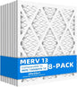 (8 Pack) 20x25x1 Furnace Air Filters, MPR 1900 & FPR 10, MERV 13 Pleated Air Filter (Actual Size: 19 3/4"x 24 3/4" x 3/4")