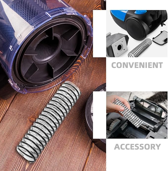 Toyvian 2pcs Flexible Vacuum Cleaner Hose Connector Tubes Compatible with Model V1 Vh1704, Sturdy Sewage Wastewater Replacement Vacuum Cleaner Accessory for Indoor Use
