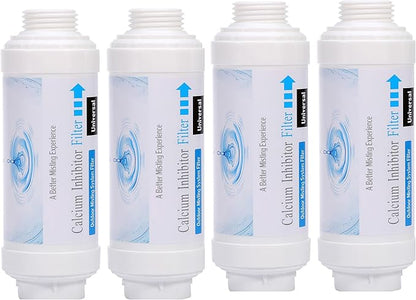 Mornajina 4 Pieces Calcium Inhibitor Filter, Outdoor Misting System Protector for Mist Nozzle, Preventing Scale Buildup from Clogging Up