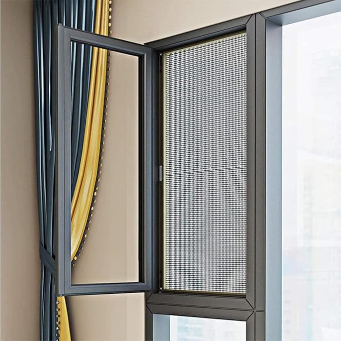 80 Mesh Stainless Steel Woven Screen, Rust-Resistant Filter Panel for Window, Door, Ventilation, HVAC, Sieve, Strainer, Fencing, Craft, DIY, Insect Screen, Wire Mesh