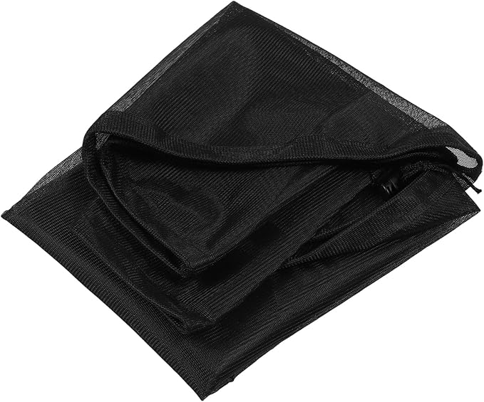 Rain Mesh Cover, Mesh Cover for Rain Barrels, Drawstring Leaf Filter Water Collection Buckets Tank Protector Outdoor Garden Net Screen to Keeps from Leaves and Debris (Dia