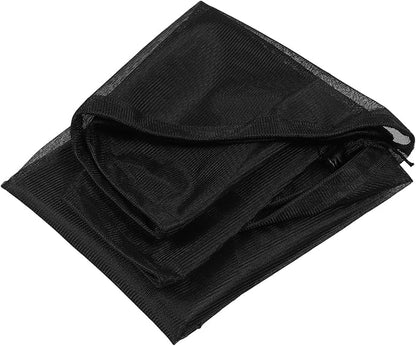 Rain Mesh Cover, Mesh Cover for Rain Barrels, Drawstring Leaf Filter Water Collection Buckets Tank Protector Outdoor Garden Net Screen to Keeps from Leaves and Debris (Dia