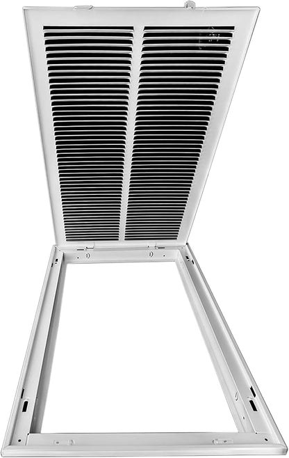 Venti Air 14" X 25" Steel Return Air Filter Grille - Removable Face/Door for 1 inch Filters - HVAC Duct Cover Grill (2-3 Business Day Delivery) [Outer Dimension: 16.5"W X 27.5" H]