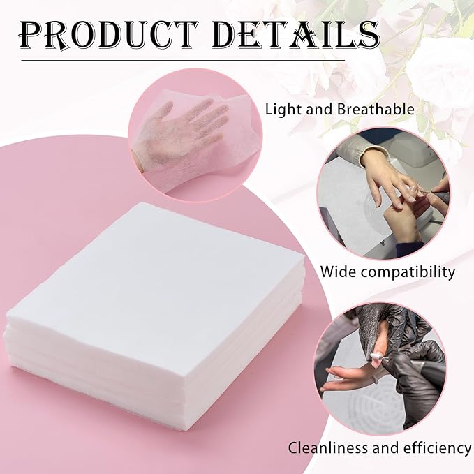 400 Sheets Nail Dust Collector Filter Paper Disposable Nail Dust Suction Collector Filters Nail Paper Sheets Portable Dust Collector Filter for Nail Salon Spa Tech Nail Supplies Accessories