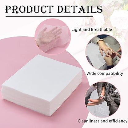 600 Sheets Nail Dust Collector Filter Paper Disposable Nail Dust Suction Collector Filters Paper Sheets Portable for Salon Spa Tech Supplies Accessories
