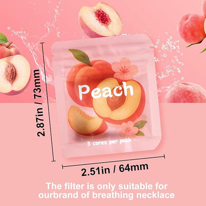 ASTOFLI Breathing Necklace with 3 Fruit Flavor Pack Set