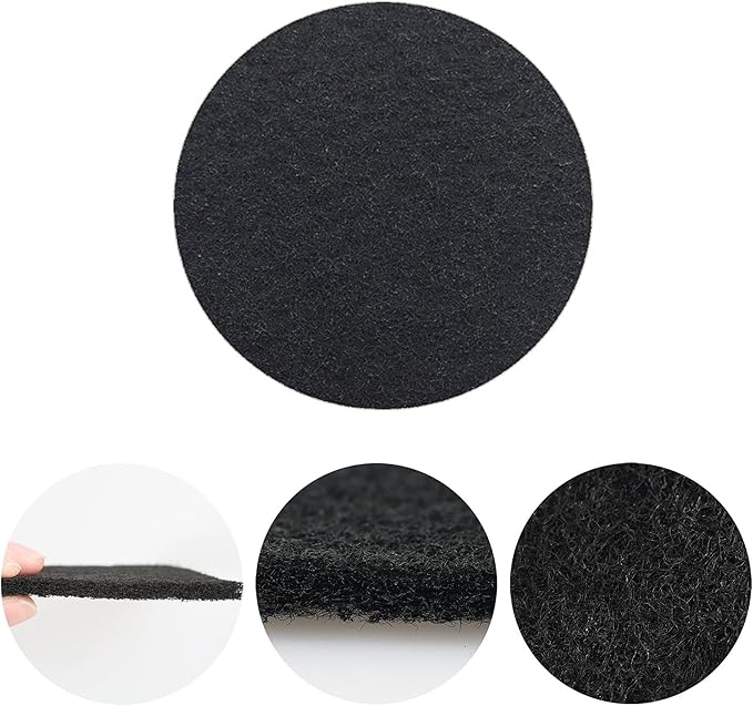 7.25inch Kitchen Compost Bin Charcoal Filter Replacements, Compost Pail Replacement Carbon Filters 7.25 inch, Round