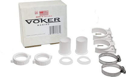 Voker Filter New Filter Installation Hardware Kit (only) - 1-1/2" Hose ID - Made in The USA